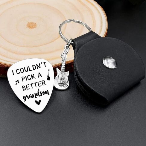I Couldn't Pick A Better Friend,Stainless Steel Engraving Guitar Pick accessories Gift for Friend Brother Musician Guitar Player Birthday Christmas Thanksgiving Graduation Adult Gifts(Friend) in Saudi Arabia