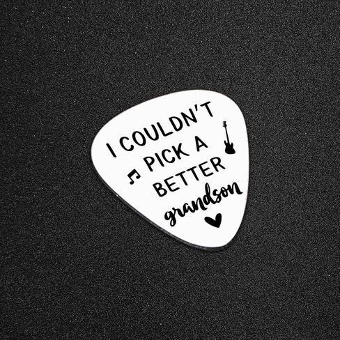 I Couldn't Pick A Better Friend,Stainless Steel Engraving Guitar Pick accessories Gift for Friend Brother Musician Guitar Player Birthday Christmas Thanksgiving Graduation Adult Gifts(Friend) in Saudi Arabia