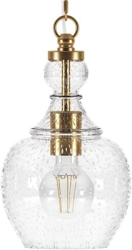 مصباح أرضي Henn&Hart Arc مع غطاء زجاجي باللون البرونزي الأسود/البذور، مصباح أرضي للمكتب المنزلي وغرفة النوم وغرفة المعيشة in Kuwait