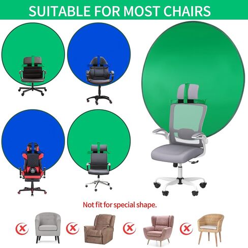 Green Screen Background with Stand,56 in Collapsible Greenscreen Backdrop,Pop Up Green Screen with Storage Bag，Portable Backdrop for Photography,Gaming,Live Streaming,Zoom Meeting and Gaming in Saudi Arabia