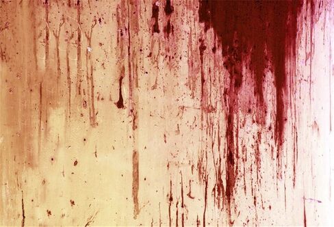 Laeacco Halloween Theme Backdrop 10x6.5ft Vinyl Photography Background Grunge Weathered Blood Splashed Cement Wall Trick or Treat Zombie Party Child Baby Shoot Violent Film Occasion Screen Photobooth in Saudi Arabia