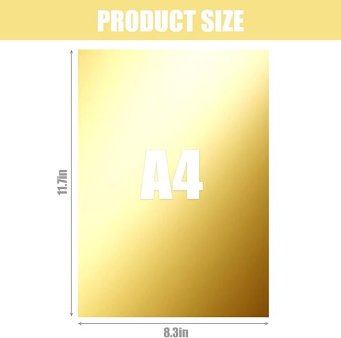 MCPINKY 24 Sheets Glitter Cardstocks A4, Shimmer Cardstock Pearlescent Paper Metallic Cardstock for Scrapbook DIY Crafts in Saudi Arabia