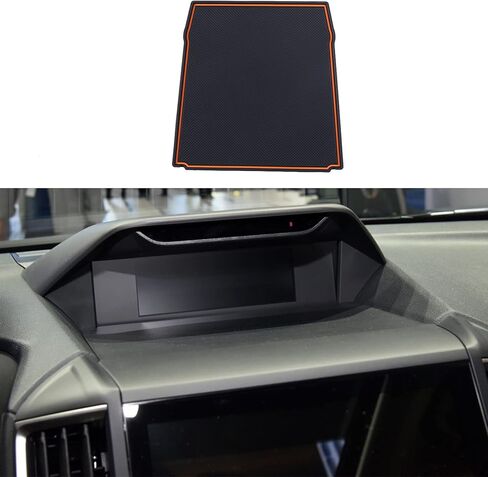 Dashboard Mats Fit for Subaru Forester/Impreza/XV/Crosstrek 2018-2023, Car Dashboard Anti-Slip Silicone Pad, Center Console Dash Mat Pad Liner Protection Accessories (Black, 2018-2023 Version) in Saudi Arabia