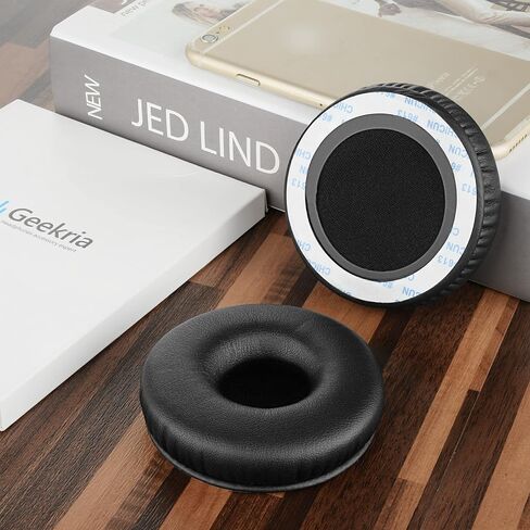 وسائد أذن بديلة من Geekria QuickFit لهاتف Sony MDR-XB450، XB450AP، XB550AP، XB650BT WH-XB700، وسائد أذن لسماعات الرأس، وسادات أذن لسماعات الرأس، وقطع إصلاح غطاء أكواب الأذن (أسود) in Saudi Arabia