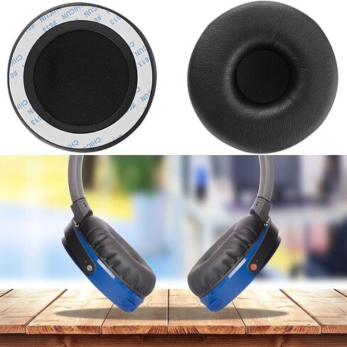 وسائد أذن بديلة من Geekria QuickFit لهاتف Sony MDR-XB450، XB450AP، XB550AP، XB650BT WH-XB700، وسائد أذن لسماعات الرأس، وسادات أذن لسماعات الرأس، وقطع إصلاح غطاء أكواب الأذن (أسود) in Saudi Arabia