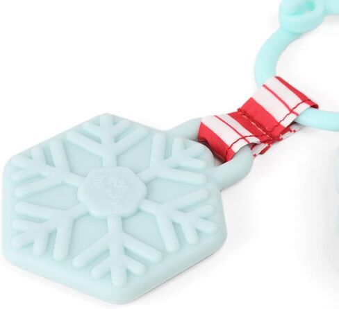 Itzy Ritzy Itzy Pal Infant Toy & Teether; Includes Lovey, Crinkle Sound, Textured Ribbons & Silicone Teether, Strawberry in Kuwait