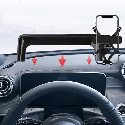 car Phone Holder Compatible with 2022-2024 Mercedes GLC X253 X254 Phone Mount Interior Accessories Phone Stand Vent for 12.3-inch (for 2022-2024 C W206/GLC X254 12.3 in.) in Saudi Arabia