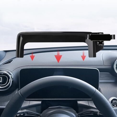 car Phone Holder Compatible with 2022-2024 Mercedes GLC X253 X254 Phone Mount Interior Accessories Phone Stand Vent for 12.3-inch (for 2022-2024 C W206/GLC X254 12.3 in.) in Saudi Arabia