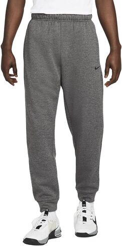 Nike Men's Dri Fit Cotton Blend Standard Fit Tapered Leg Athletic Training Joggers Pants (as1, Alpha, x_l, Regular, Regular, Dark Grey Heather, X-Large) in Saudi Arabia