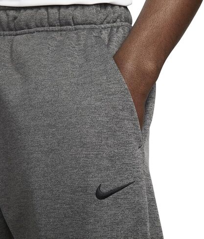 Nike Men's Dri Fit Cotton Blend Standard Fit Tapered Leg Athletic Training Joggers Pants (as1, Alpha, x_l, Regular, Regular, Dark Grey Heather, X-Large) in Saudi Arabia