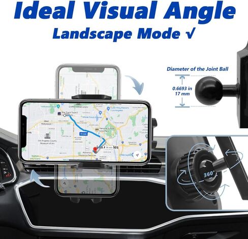 Car Phone Mount 2019-2024 Audi Q3 [Thick Case Friendly] Mobile Phone Holder Cell Navigation Bracket Air Vent Auto Accessories Cradles, All Phones (Audi-Q3-19-24) in Saudi Arabia