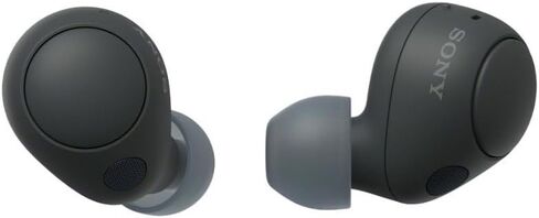 سوني WF-C700N سماعات أذن بلوتوث لاسلكية بخاصية إلغاء الضوضاء مع ميكروفون (أسود) حزمة مع أطراف عازلة من إسفنج الذاكرة وسماعات أذن من السيليكون (3 أزواج لكل منها) (عنصران) in Saudi Arabia