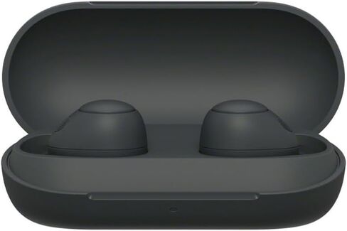 سوني WF-C700N سماعات أذن بلوتوث لاسلكية بخاصية إلغاء الضوضاء مع ميكروفون (أسود) حزمة مع أطراف عازلة من إسفنج الذاكرة وسماعات أذن من السيليكون (3 أزواج لكل منها) (عنصران) in Saudi Arabia