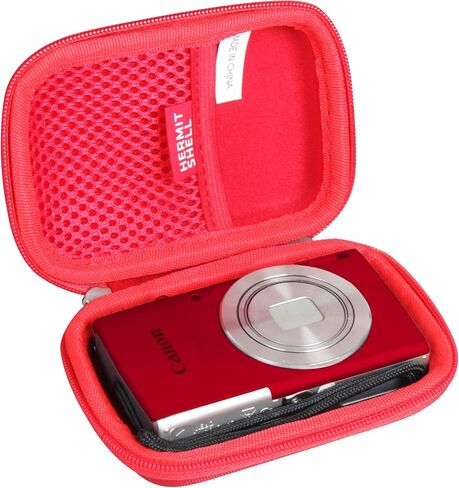 Hermitshell Hard Travel Case for Canon PowerShot ELPH 180 20 MP Digital Camera (Red) in Saudi Arabia