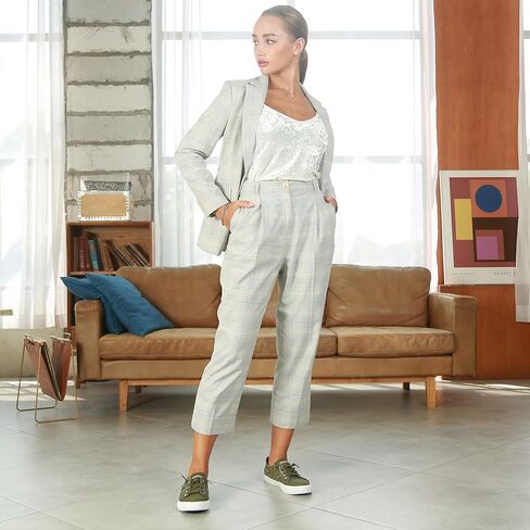 أحذية JENN ARDOR النسائية القماشية، أحذية رياضية سهلة الارتداء، أحذية عصرية منخفضة، أحذية تنس كاجوال مقاس 10 أخضر in Kuwait