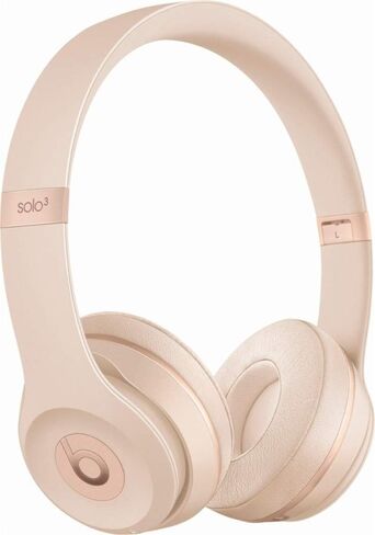 Beats Solo 3 Wireless On-Ear Headphones - Matte Gold (Renewed) in Saudi Arabia