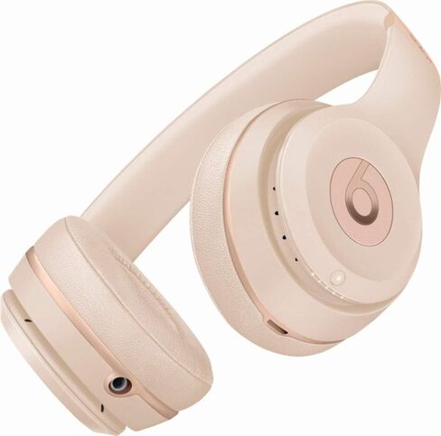 Beats Solo 3 Wireless On-Ear Headphones - Matte Gold (Renewed) in Saudi Arabia