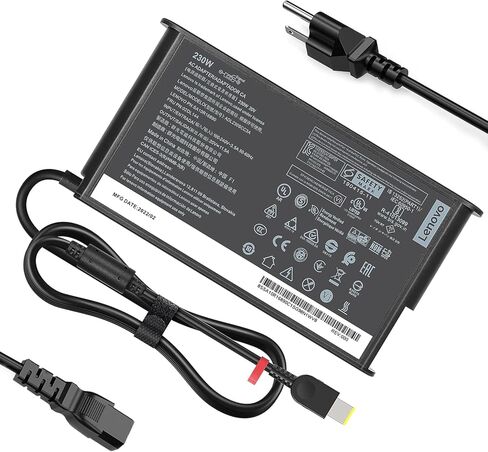 230W AC Charger Fit for Lenovo Legion Series Lenovo Legion Y7000 Y7000P R7000 R7000P ThinkPad X1 Extreme Gen 2 p53 p73 ADL230NLC3A SA10M42756 SA10E75805 Laptop Power Supply Adapter Cord ﻿ ﻿ in Kuwait