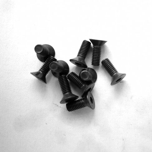 FullerKreg M3-0.5 x 12mm DIN 7991 Hex Drive Class 10.9 Black Oxide Finish Alloy Steel Flat Socket Cap Screw (Pkg of 100) in Saudi Arabia