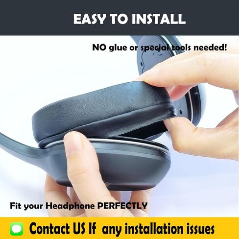 وسائد بديلة مريحة لسماعات الأذن متوافقة مع وسائد الأذن PSB M4U1 / PSB M4U2 مع جلد أكثر نعومة/إسفنج عالي الكثافة in Saudi Arabia