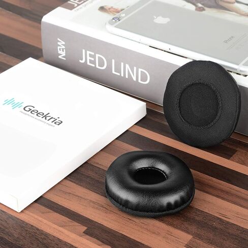 وسائد أذن بديلة من Geekria QuickFit لسماعات Logitech H390، H600، H609، وسائد أذن لسماعات الرأس، وسادات أذن لسماعات الرأس، وقطع إصلاح غطاء أكواب الأذن (أسود) in Saudi Arabia