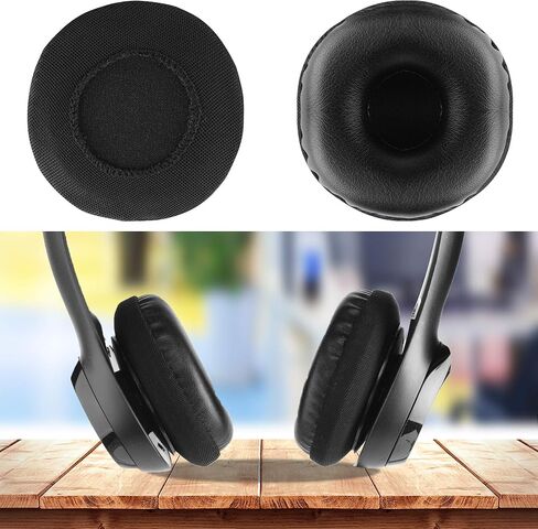 وسائد أذن بديلة من Geekria QuickFit لسماعات Logitech H390، H600، H609، وسائد أذن لسماعات الرأس، وسادات أذن لسماعات الرأس، وقطع إصلاح غطاء أكواب الأذن (أسود) in Saudi Arabia