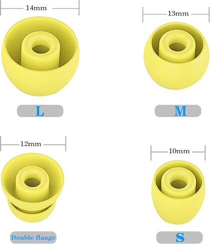 Replacement Eartips Silicone Earbuds Buds Set Earplug Compatible with PowerBeats Pro Beats Wireless Headset and Universal for 3.8mm Caliber Headset(Light Blue) in Kuwait