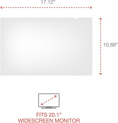 فلتر شاشة بلاك اوت للخصوصية من إنوفيرا لشاشة مسطحة عريضة مقاس 20.1 بوصة، نسبة عرض إلى ارتفاع 16:10 in Kuwait