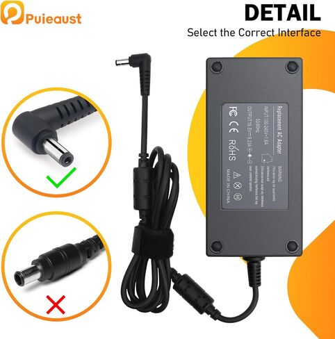 180 واط شاحن تيار متردد لـ MSI GE62 GE72 GS60 GS63 GS65 GS70 GS73VR GE62VR GS63VR GS43VR GT60 GT70 GP62 GP63 GP72 GP62X GP62MVR GP62MVRX GL65 الكمبيوتر المحمول MSI سلك إمداد الطاقة 19.5V 9.23A 5.5*2.5 مللي متر in Kuwait