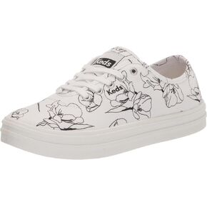 Keds Women's Breezie Sneaker, White/Black, 7