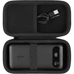 khanka Hard Travel Case Replacement for Anker Power Bank, 20,000mAh Portable Charger,Case Only.(Black)