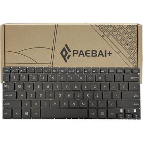 Replacement Laptop Keyboard Compatible with ASUS Zenbook UX360C UX360CA UX360UA US Layout Black