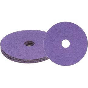HARFINGTON 25PCS Fiber Grinding and Sanding Discs 5" x 7/8" 60 Grit Ceramic Resin Fiber Abrasive Discs for Grinding Polishing, Red Brown in Saudi Arabia