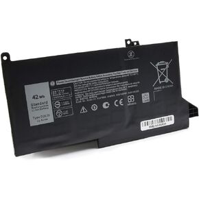 New DJ1J0 7280 42Wh Battery Compatibel with Dell Latitude 12 7000 7480 7290 E7280 E7290 7380 7390 E7380 E7390 7480 7490 E7480 E7490 Series Notebook,P/N: DJ1J0 PGFX4 ONFOH 451-BBZL