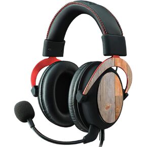 MightySkins Skin Compatible with Kingston HyperX Cloud II Gaming Headset - Barnwood | Protective, Durable, and Unique Vinyl Decal wrap Cover | Easy to Apply, Remove | Made in The USA