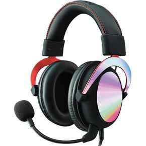 MightySkins Skin Compatible with Kingston HyperX Cloud II Gaming Headset - Rainbow Zoom | Protective, Durable, and Unique Vinyl Decal wrap Cover | Easy to Apply, Remove | Made in The USA
