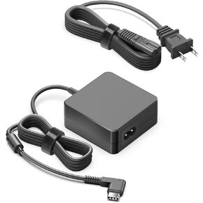 HKY 65W USB C Charger Fit for Peloton Bike+ Plus PL-02 PLTN-TTR01 Replacement Peloton Power Cord FSP065-APDC8R01 USB Type-C AC Power Adapter Cable Plug Accessories (not 12V Peloton Bike)