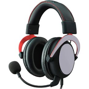 MightySkins Skin Compatible With Kingston HyperX Cloud II Gaming Headset - Solid Gray | Protective, Durable, and Unique Vinyl Decal wrap cover | Easy To Apply, Remove | Made in the USA