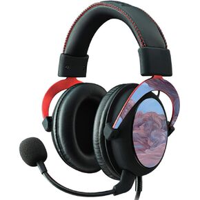MightySkins Skin Compatible with Kingston HyperX Cloud II Gaming Headset - Monsoon | Protective, Durable, and Unique Vinyl Decal wrap Cover | Easy to Apply, Remove | Made in The USA