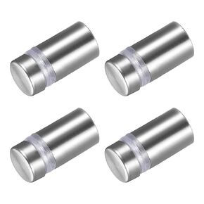 Sign Standoff Screws (12x53mm) 4pcs, Stainless Steel Advertising Screws Glass Acrylic Nail - for Picture Frame Sign Displays