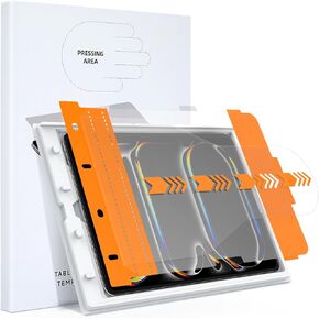 TiMOVO 2 Pack Screen Protector for iPad Pro 13 Inch 7th Generation M4 2024, Tempered Glass Film with Easy Application Tray, Scratch Resistant, HD Clarity, Case Friendly