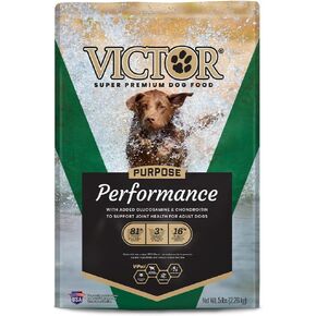 Victor Super Premium Dog Food – Performance Dry Dog Food – 26% Protein for Active Adult Dogs – Includes Glucosamine and Chondroitin for Hip and Joint Health, 40lbs