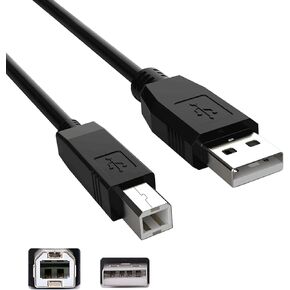 Replacement 6FT USB PC Data Transfer Host Cable Cord Printer Cable for HP Officejet Pro 8600 8610 8620 8630 251DW X476DN