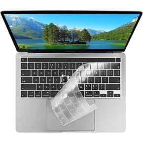Clear TPU Keyboard Cover for 2022 MacBook Pro 13" M2 Chip(2022)/M1 Chip (2020) / MacBook Pro 16"(2019/2020), Model A2338 A2289 A2251 A2141 US Layout Keyboard Cover with Touch Bar, Keyboard Cover