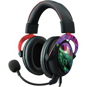 MightySkins Skin Compatible with Kingston HyperX Cloud II Gaming Headset - Neon Splatter | Protective, Durable, and Unique Vinyl Decal wrap Cover | Easy to Apply, Remove | Made in The USA