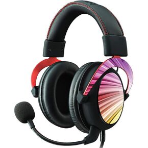 MightySkins Skin Compatible with Kingston HyperX Cloud II Gaming Headset - Rainbow Explosion | Protective, Durable, and Unique Vinyl Decal wrap Cover | Easy to Apply, Remove | Made in The USA