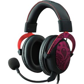 MightySkins Skin Compatible with Kingston HyperX Cloud II Gaming Headset - Paisley | Protective, Durable, and Unique Vinyl Decal wrap Cover | Easy to Apply, Remove | Made in The USA