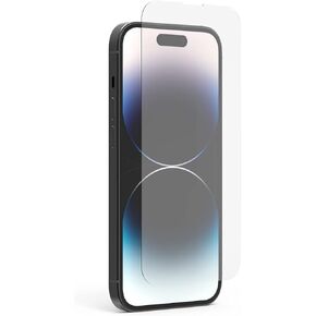 واقي شاشة من الزجاج المقوى عالي الدقة من PureGear لهاتف Apple iPhone 14 Pro Max (2022) مقاس 6.7 بوصة، تغطية كاملة، مناسب للحافظة، استبدال مدى الحياة (يتضمن صينية التثبيت ذاتية المحاذاة)