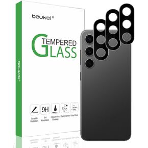 beukei (3 Pack) Designed for Samsung Galaxy S24 Plus Camera Lens Protector Tempered Glass, Anti Scratch, Bubble Free [Not Fit S24 Ultra / S24 ]