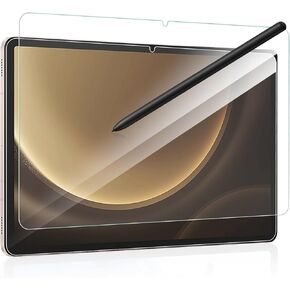 MOOISVS[2Pack For Galaxy Tab S9 FE+ 12.4 inch Tempered Glass Screen Protector, Tempered Glass Film,9H Hardness,Case Friendly, Bubble free